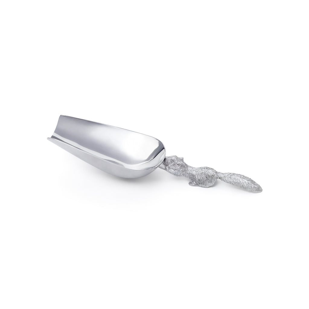 St. Anton Pewter Squirrel Design Ice Scoop