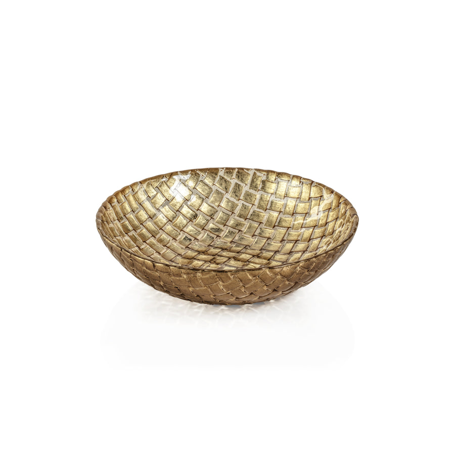 Gold Braided Glass Bowl, Set of 6 - Tableware by Carlyle Avenue