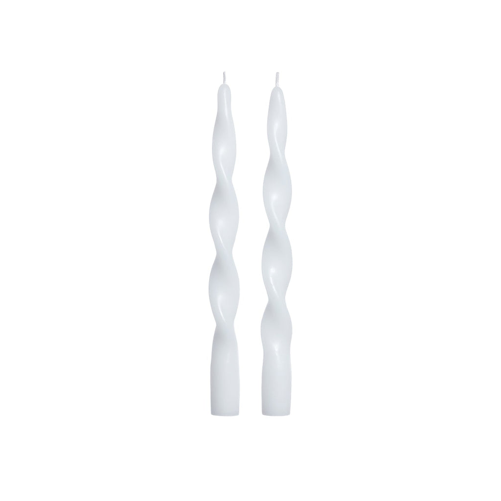 Pair of Lumière Twist Formal Candles 10" - Set of 6 - Candles by Carlyle Avenue
