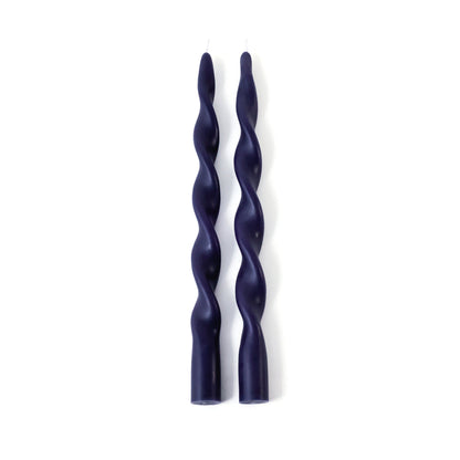 Set of 2 Lumière Twist Formal Candles - 12" - Candles by Carlyle Avenue