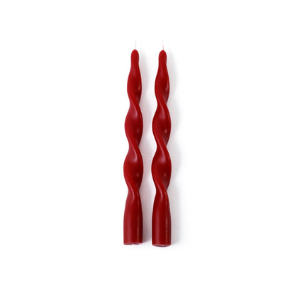 Set of 2 Lumière Twist Formal Candles - 10" - Candles by Carlyle Avenue