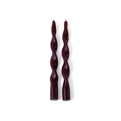 Set of 2 Lumière Twist Formal Candles - 10" - Candles by Carlyle Avenue