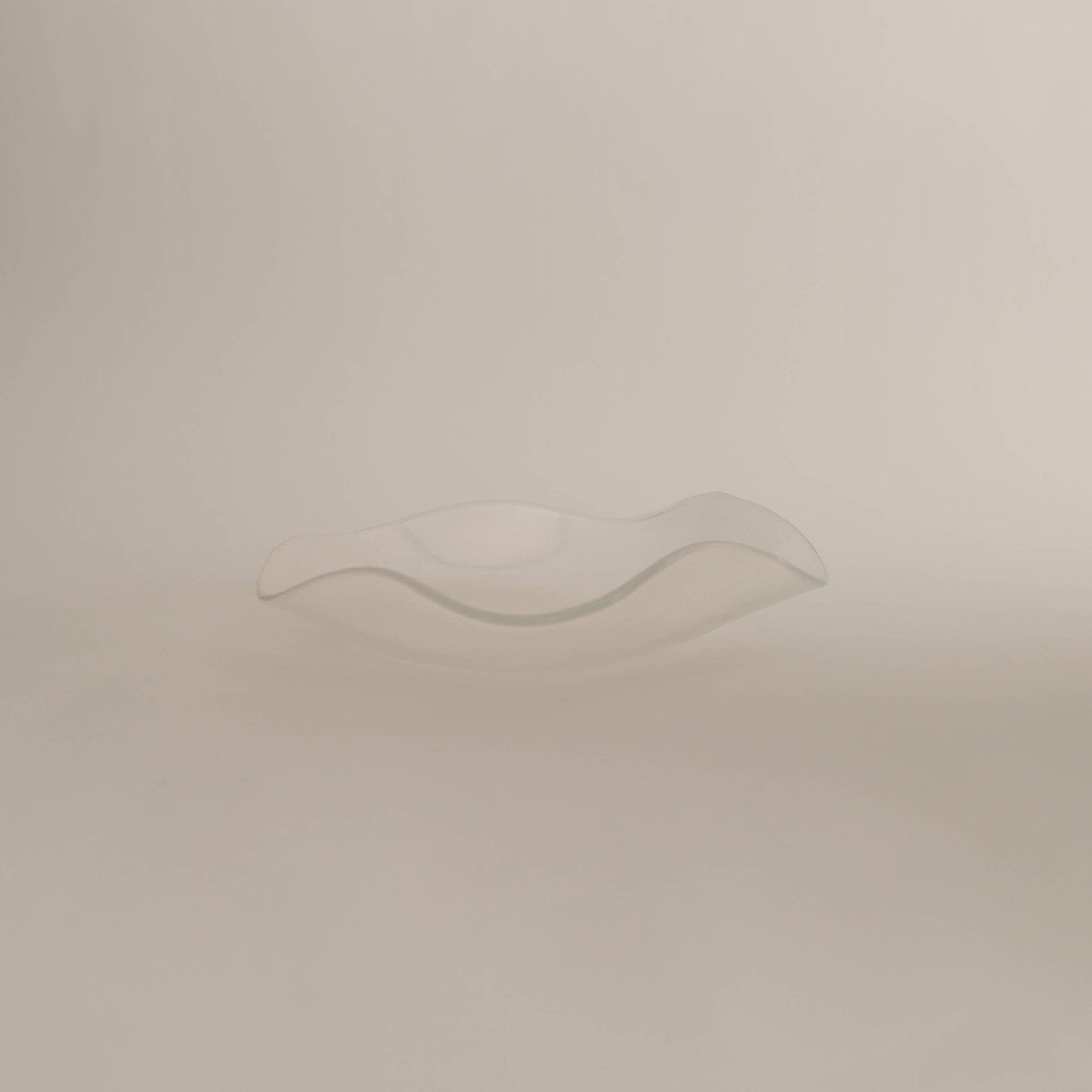 Small Petal Plate, Opal (Transparent)