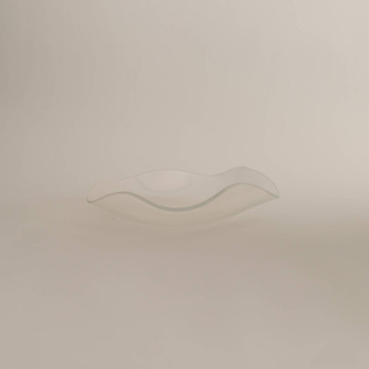 Small Petal Plate, Opal (Transparent)