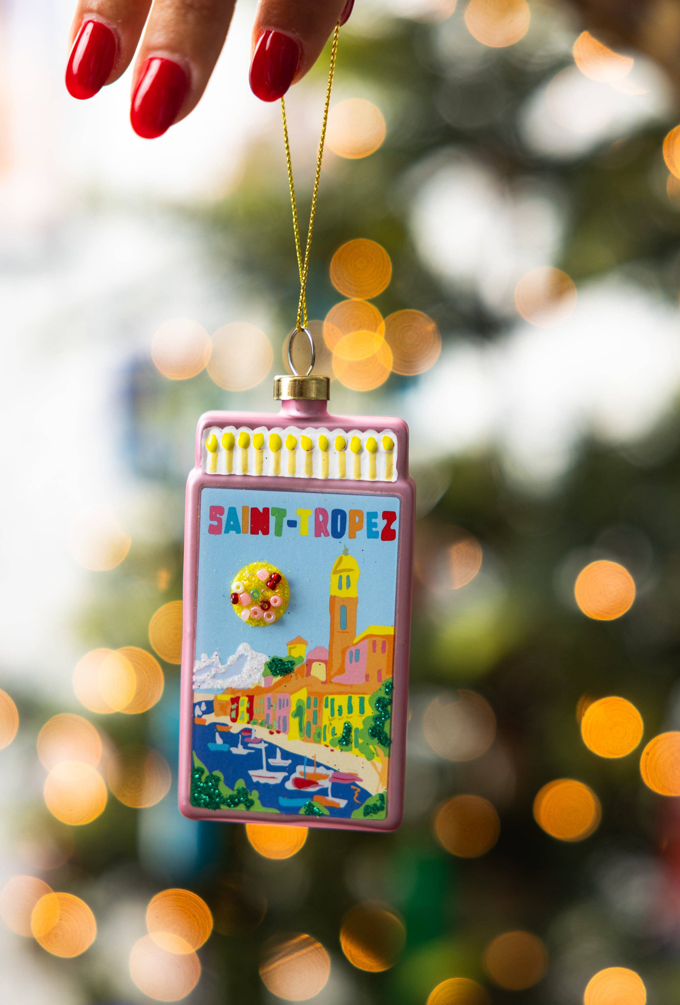 Matchbook Ornament - St. Tropez -  by Carlyle Avenue