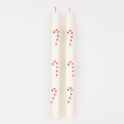 Candy Cane Table Candles
