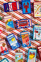 Matchbook Ornament - Capri -  by Carlyle Avenue
