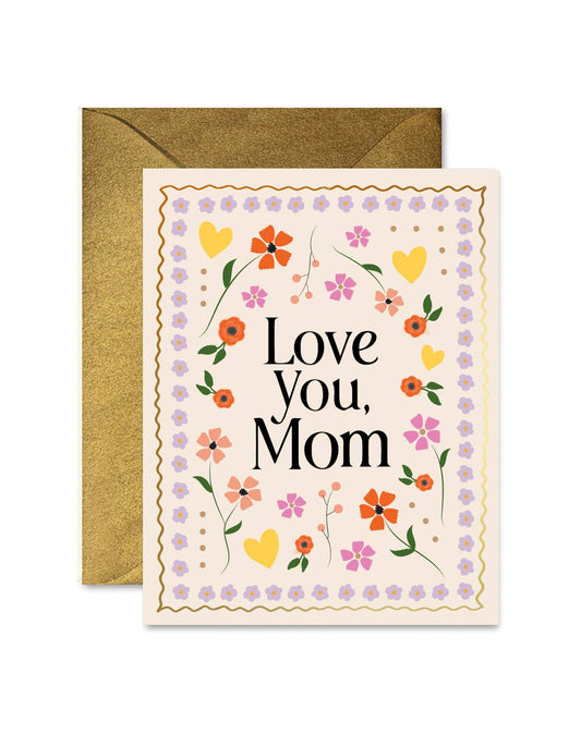 Mosaic Mom Floral Greeting Card -  by Carlyle Avenue