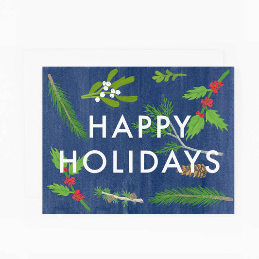 6 Pack- Happy Holiday Sprigs -  by Carlyle Avenue