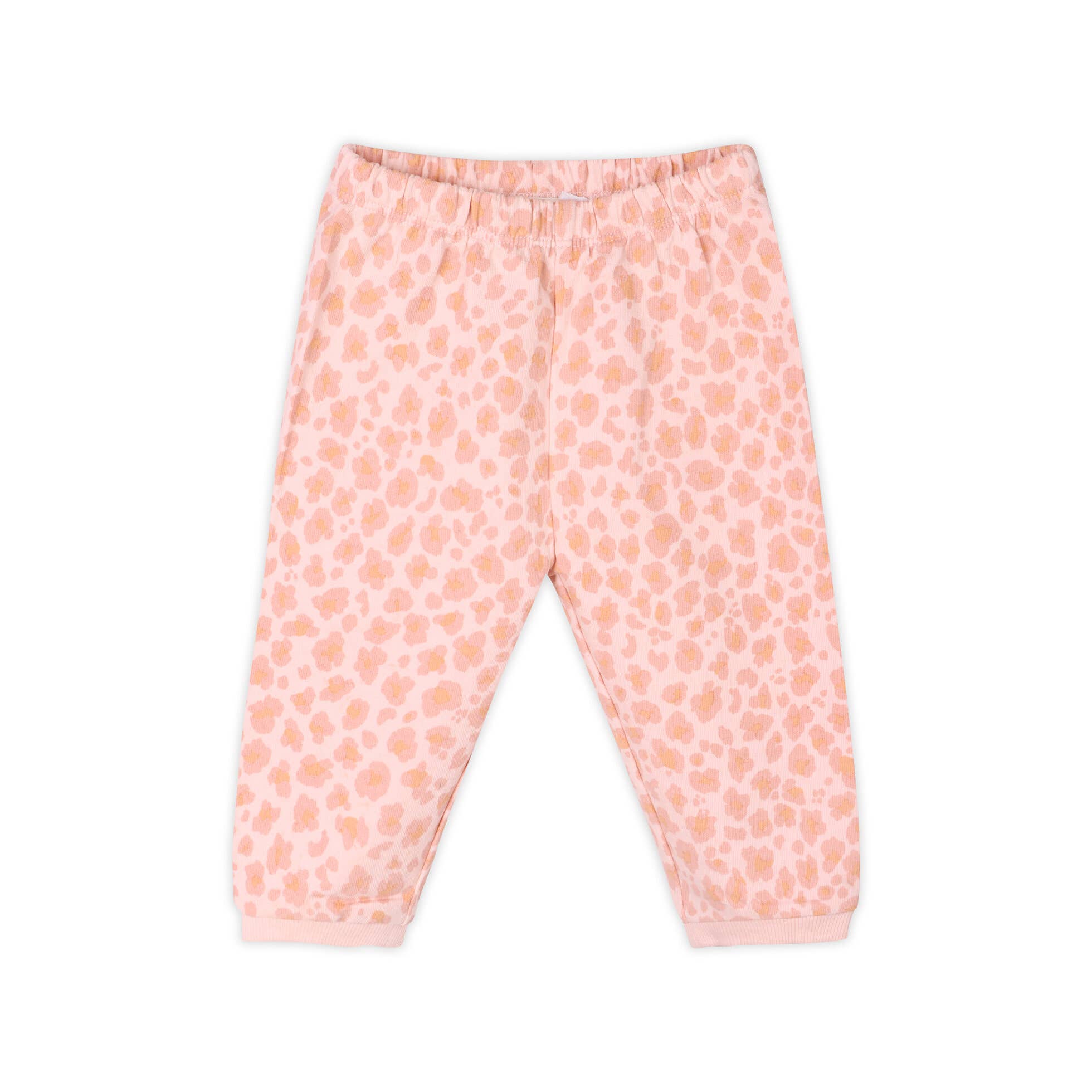 Leopard Baby Sweatshirt & Jogger Set (Organic Cotton)