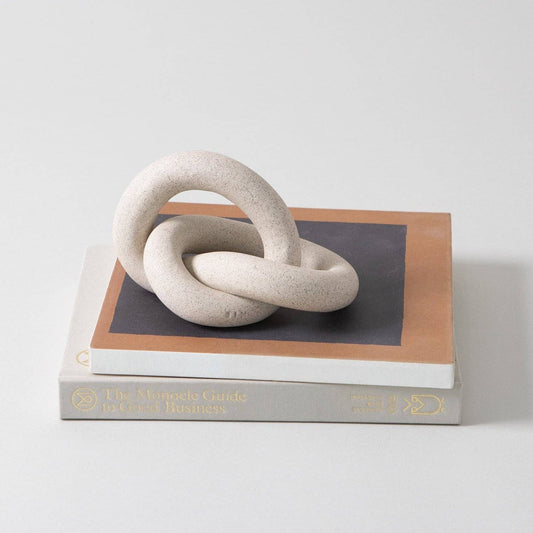 Infinity Knot, Sand -  by Carlyle Avenue