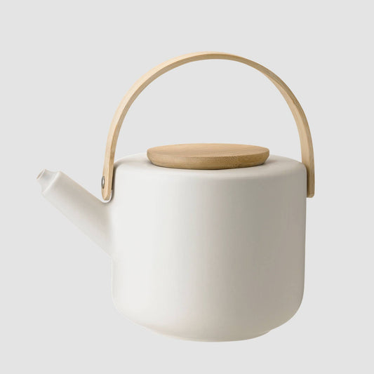 Theo teapot, sand stoneware -  by Carlyle Avenue