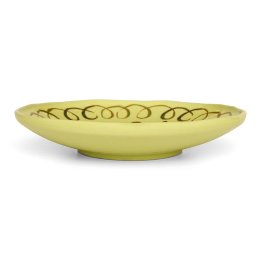 Amalfi Dessert Plate Lime - 9.1" Diameter
