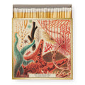 Great Barrier Reef | Square - Safety Matches with a colorful aquatic design featuring coral and marine life.