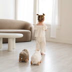 BELLA // pull-along sheep cream