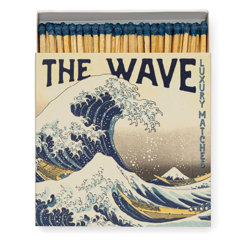 Hokusai Wave | Square - Safety Matches - Matches by Carlyle Avenue