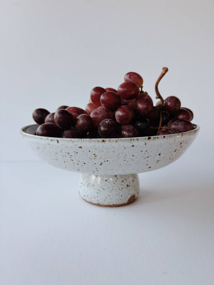Ceramic White Footed Bowl