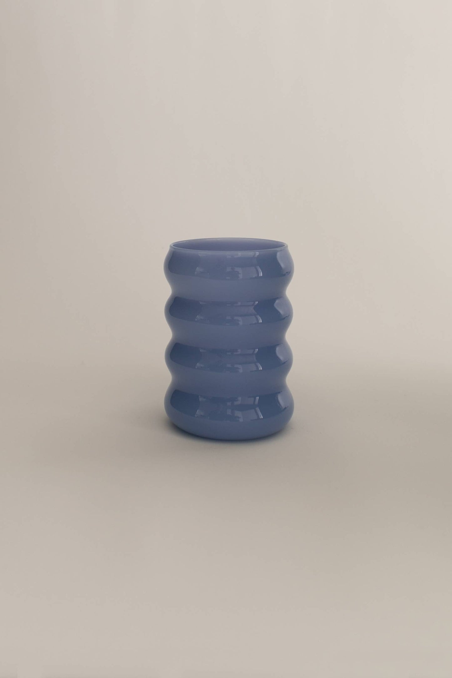 Opaque Ripple Cup Set, Cornflower