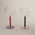 Bilboquet Wine Glasses, Twilight -  by Carlyle Avenue