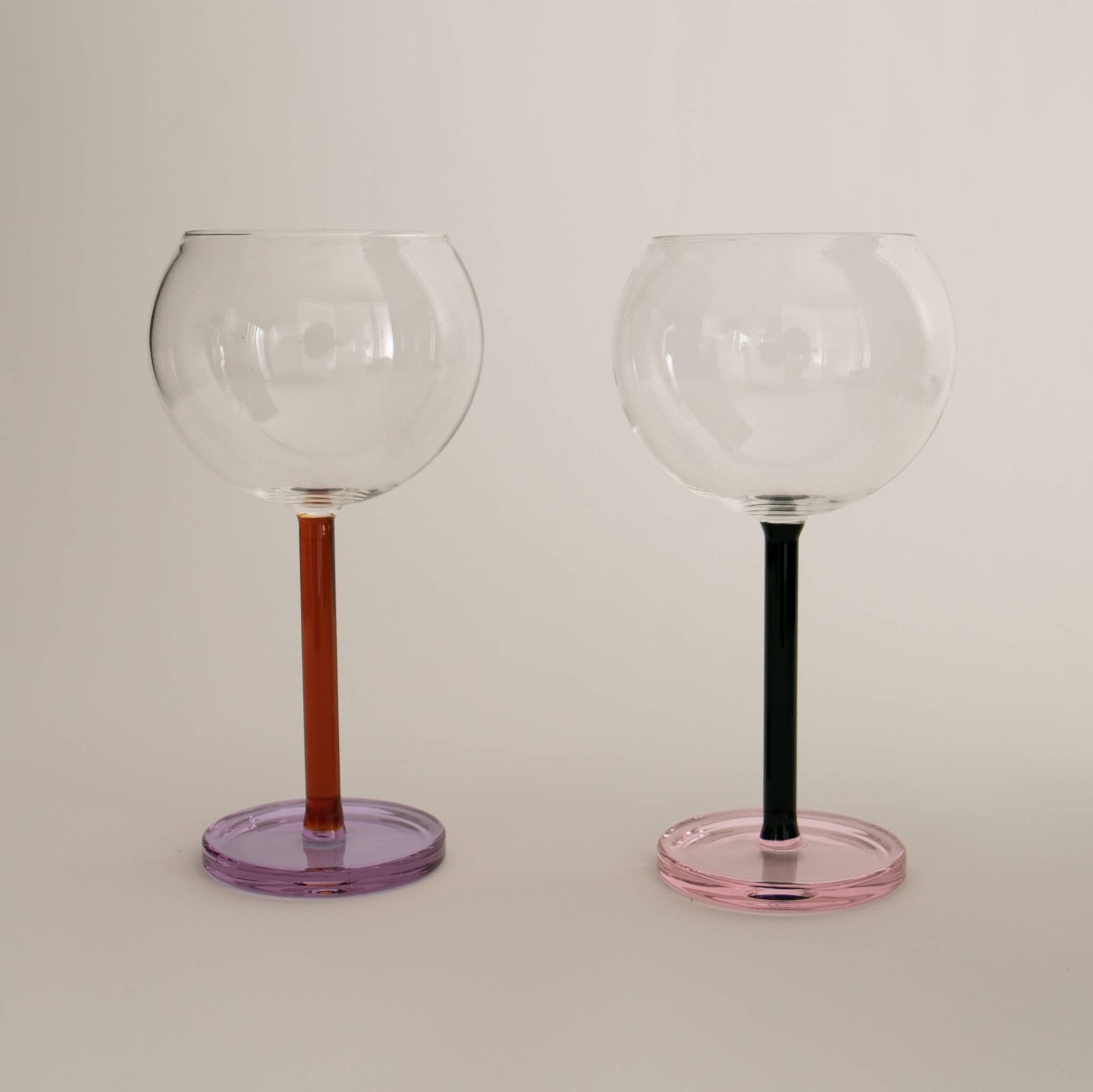 Bilboquet Wine Glasses, Twilight -  by Carlyle Avenue
