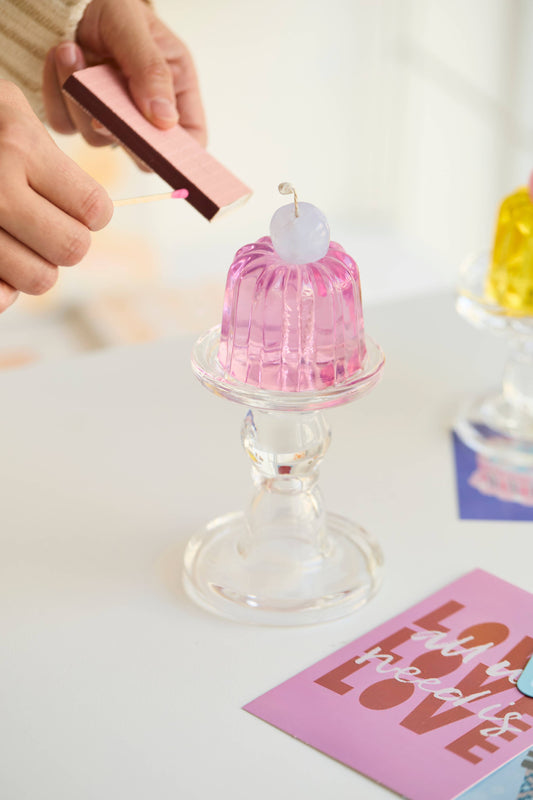 Hand-Made Jelly Candle | Bashful Affection - Candles by Carlyle Avenue