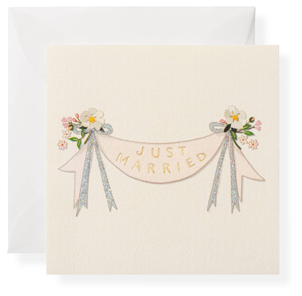 Just Married Individual Gift Enclosure - Greeting Cards by Carlyle Avenue