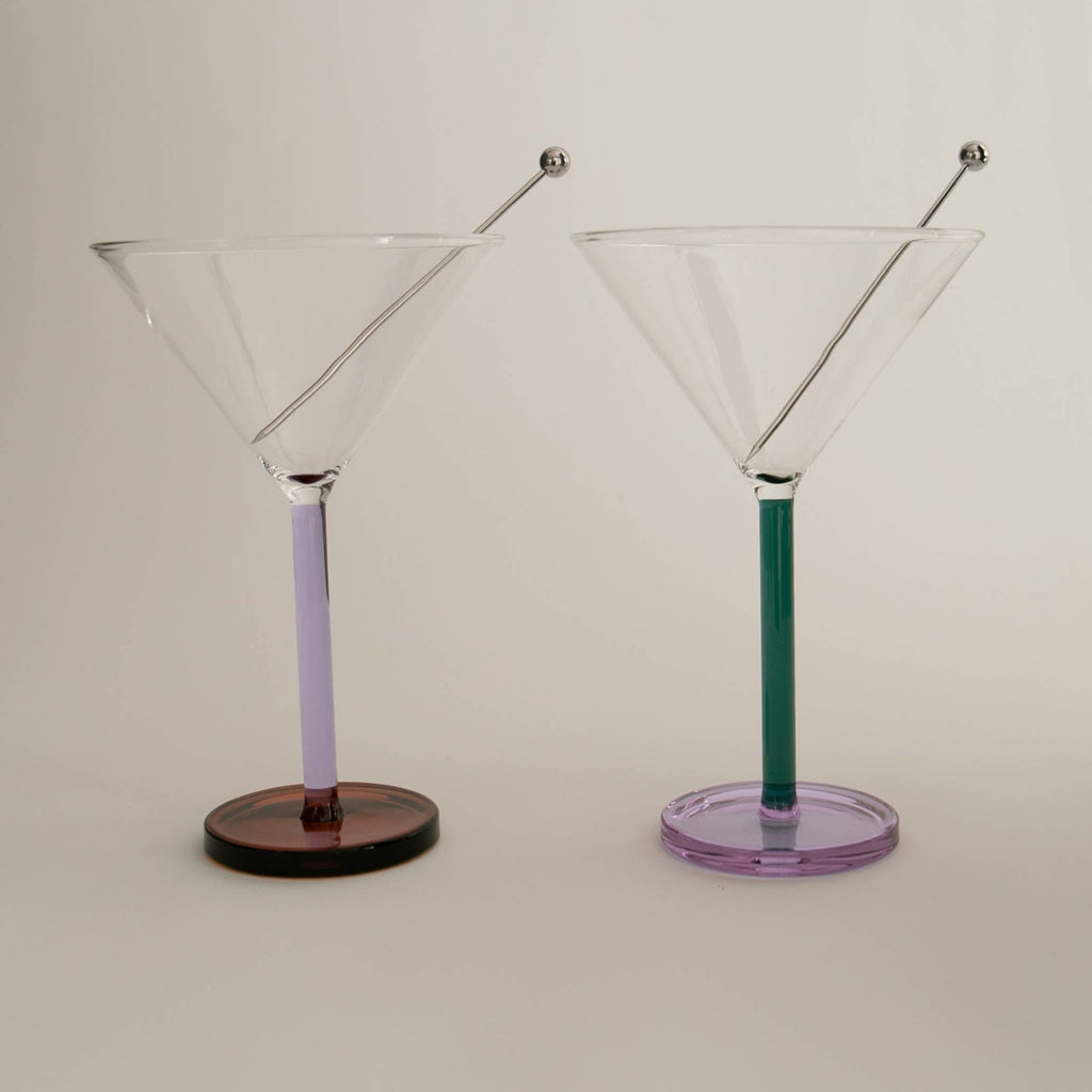 Piano Cocktail Glasses, Birdland -  by Carlyle Avenue