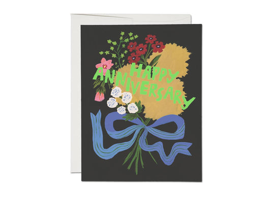 Anniversary Bouquet anniversary greeting card -  by Carlyle Avenue
