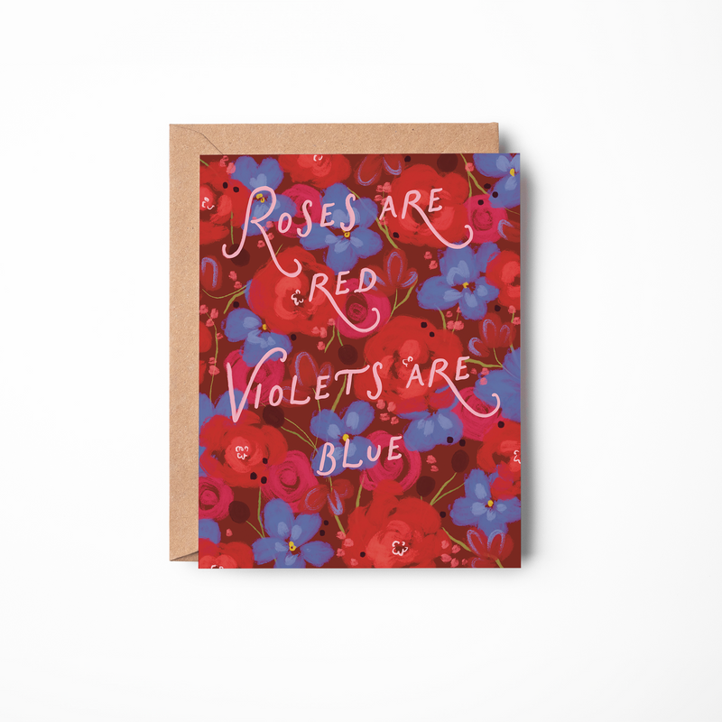 Roses Are Red Card