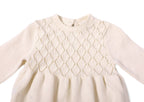Milan Pointelle Sweater Knit Baby Dress (Organic Cotton) -  by Carlyle Avenue
