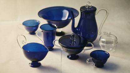 Fruit Bowl, Blue/Clear