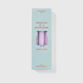 Madeleine Taper Candles - Lilac pack featuring six elegant tapered candles in a decorative box.
