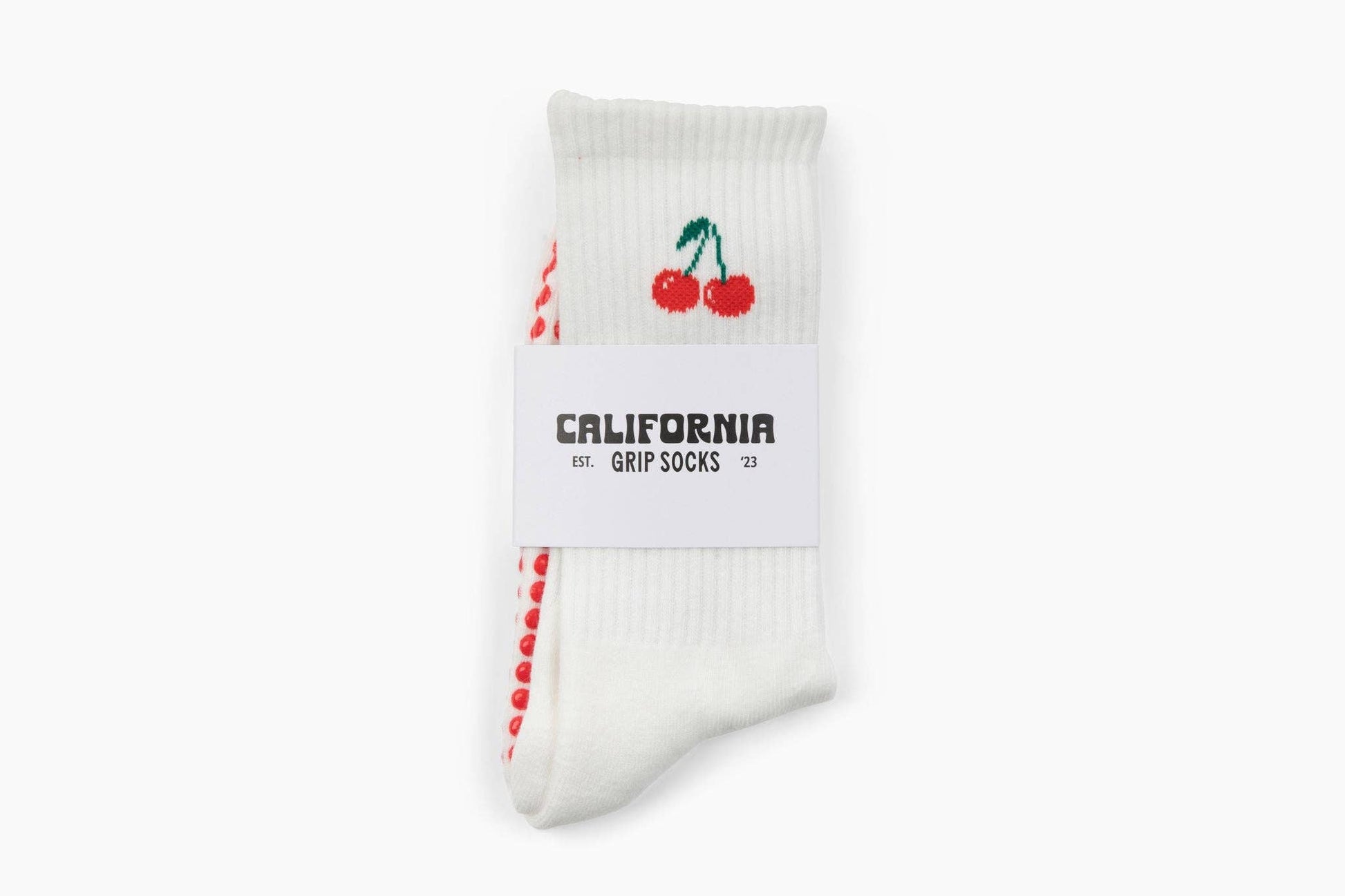 The Cherry Grip Socks -  by Carlyle Avenue