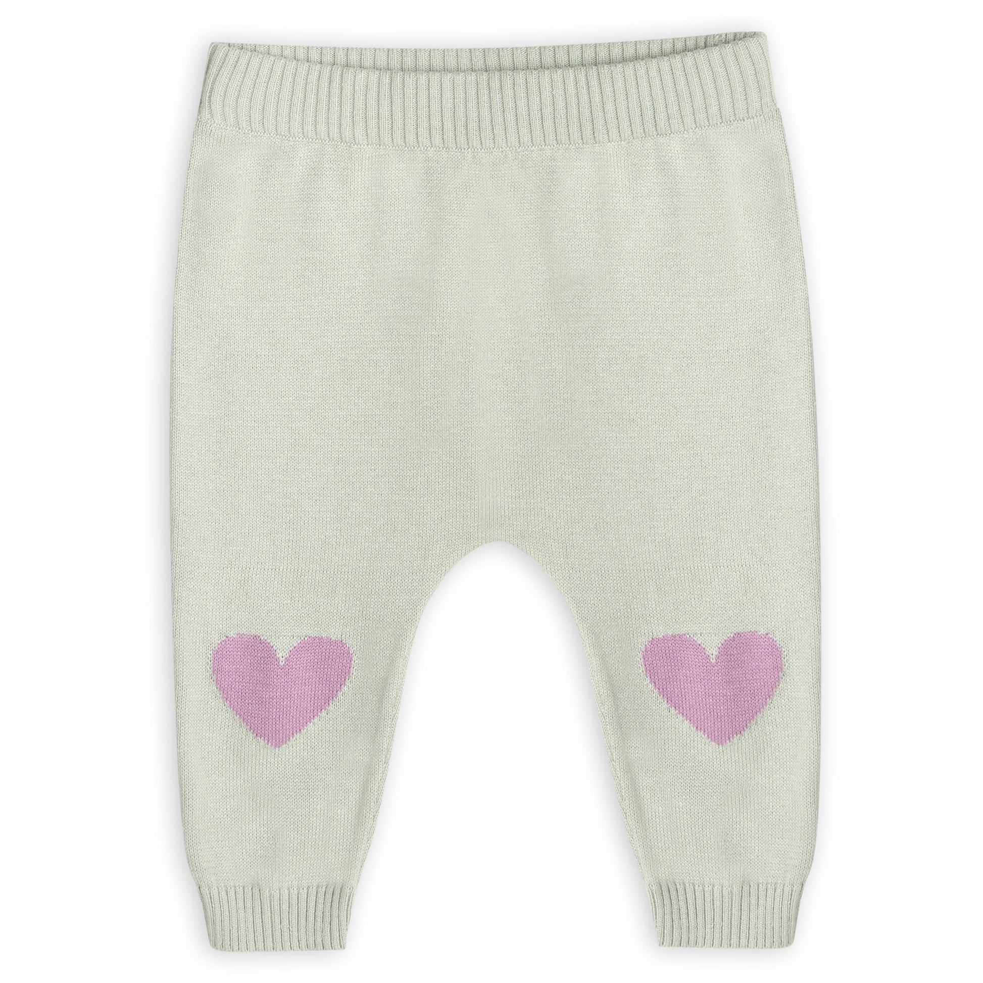 Flower & Heart Baby Sweater Cardigan & Pants Set -Organnic - Kids Clothing by Carlyle Avenue