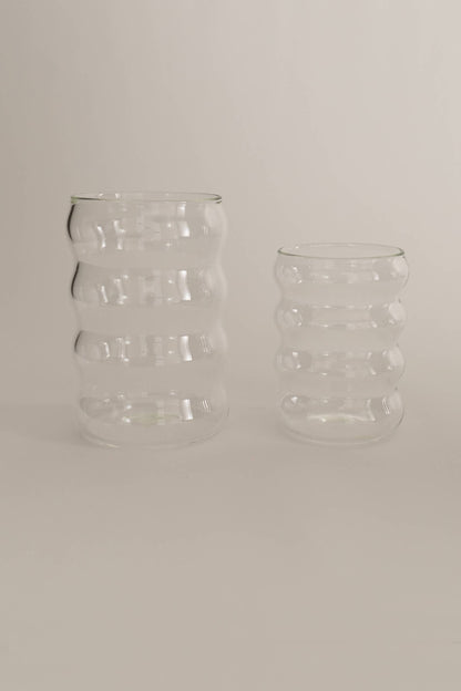 6oz Ripple Cup, Clear - Glassware by Carlyle Avenue