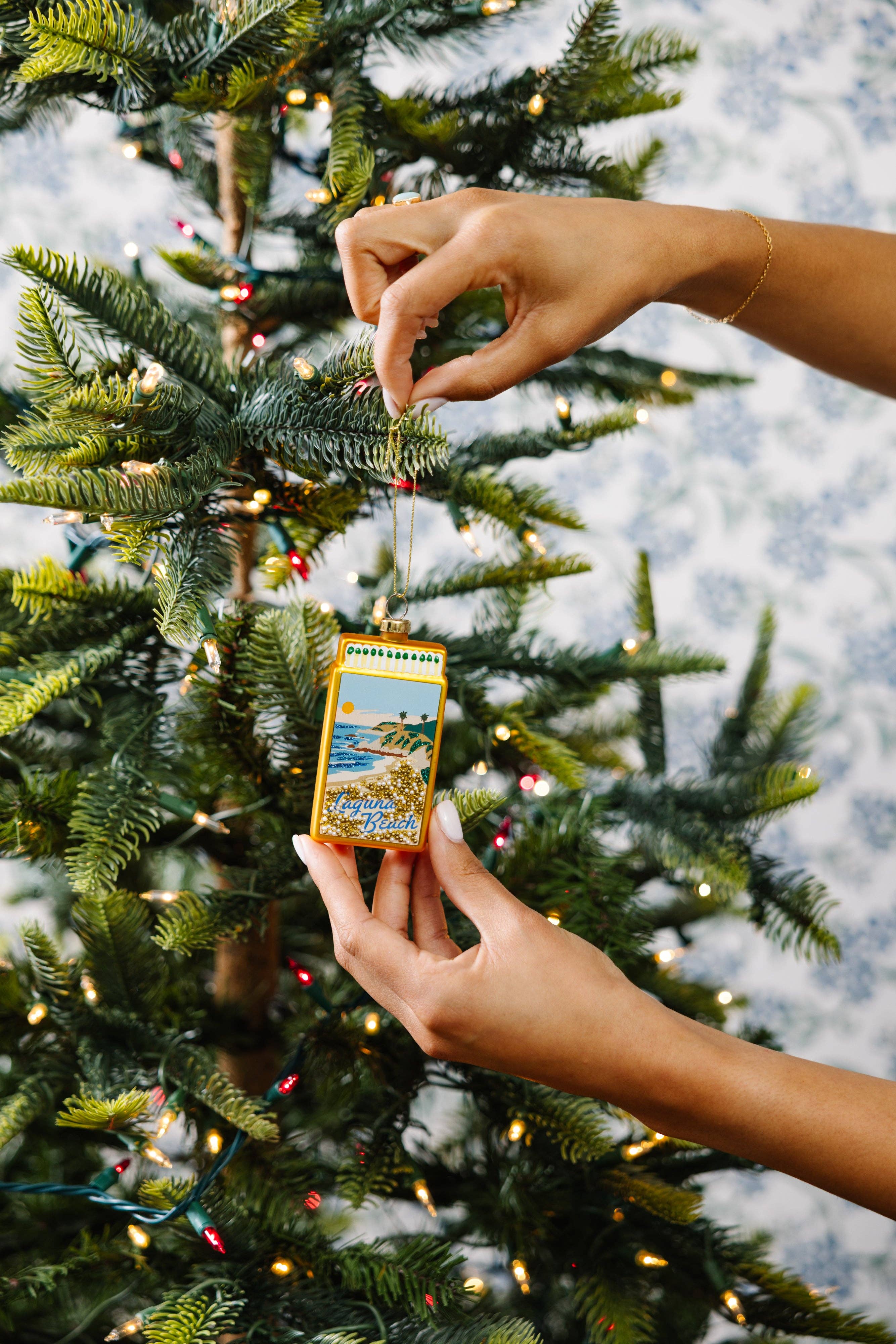 Matchbook Ornament - Laguna Beach -  by Carlyle Avenue