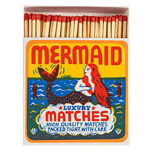 Mermaid Matches | Square - Safety Matches