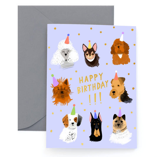 CANINE CREW - Birthday Card