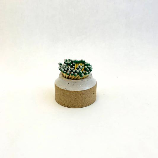 Ceramic Match Striker - White - Decorative Accessories by Carlyle Avenue