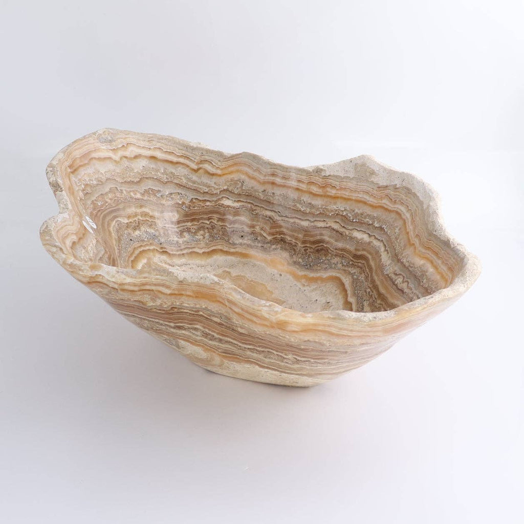 Mexican Onyx/Calcite Bowl 16"