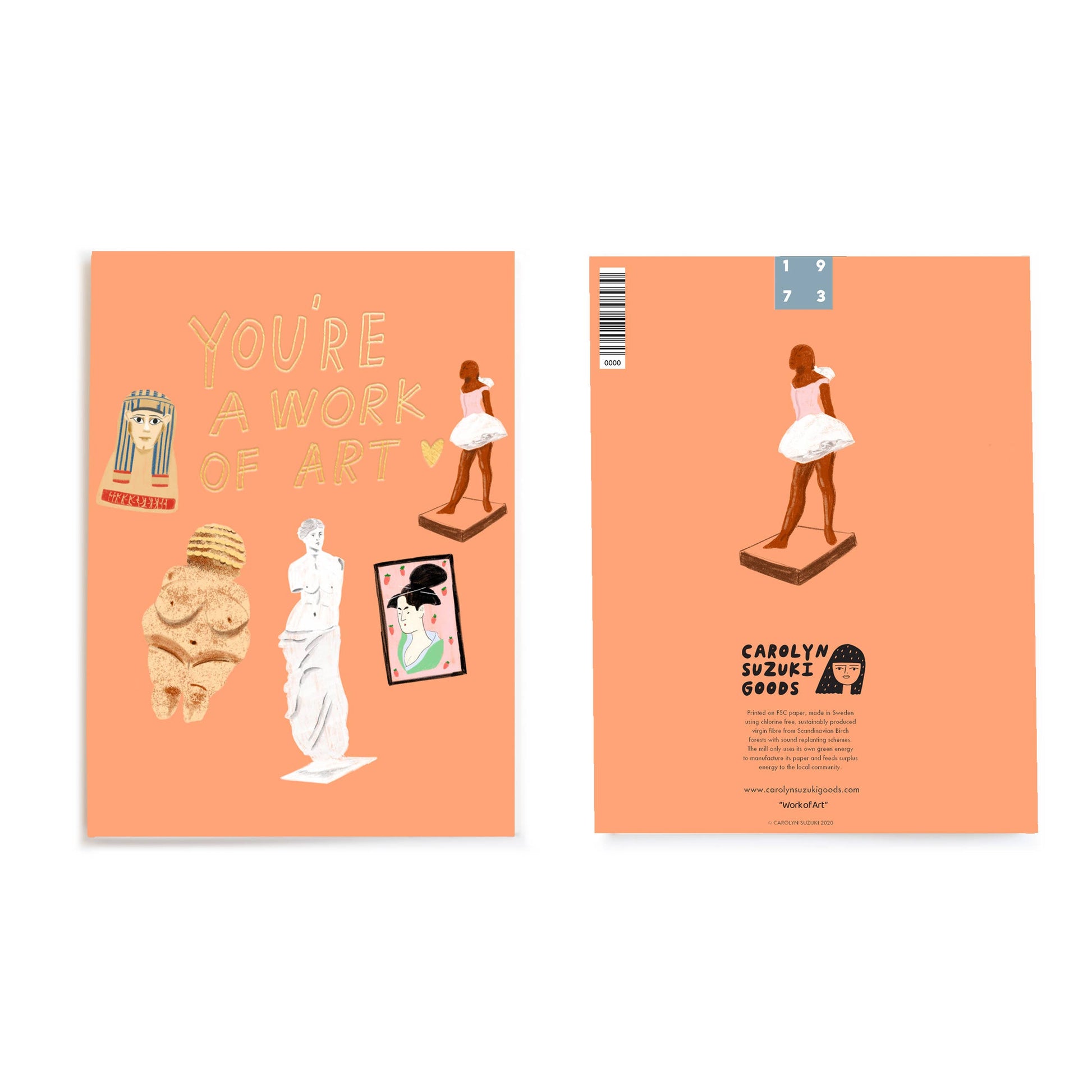 WORK OF ART - Love Card -  by Carlyle Avenue