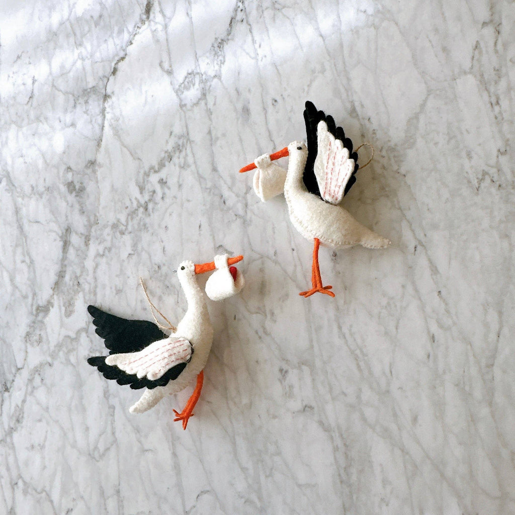 Stork Ornament