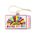 Matchbook Ornament - Santa Monica -  by Carlyle Avenue