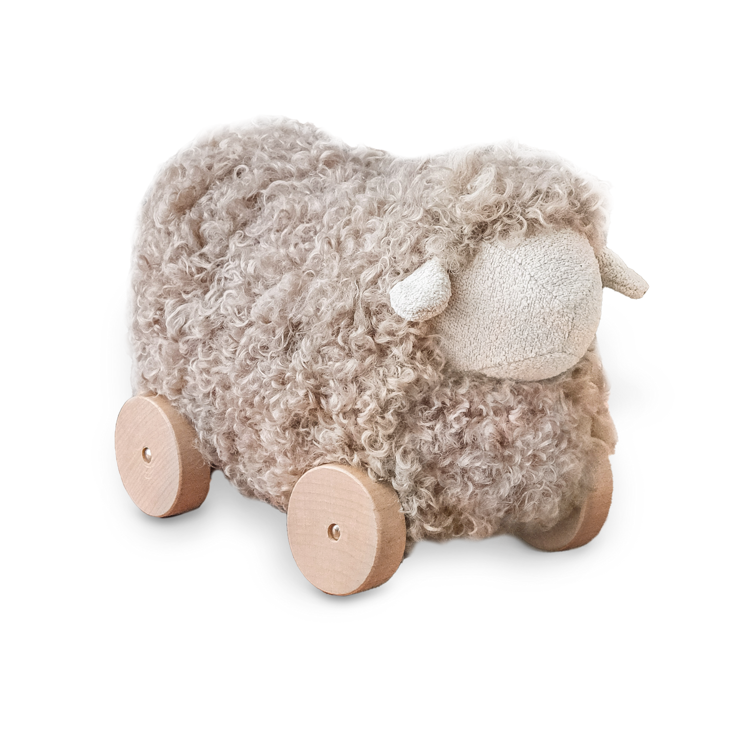 BUTTON // pull-along sheep taupe -  by Carlyle Avenue