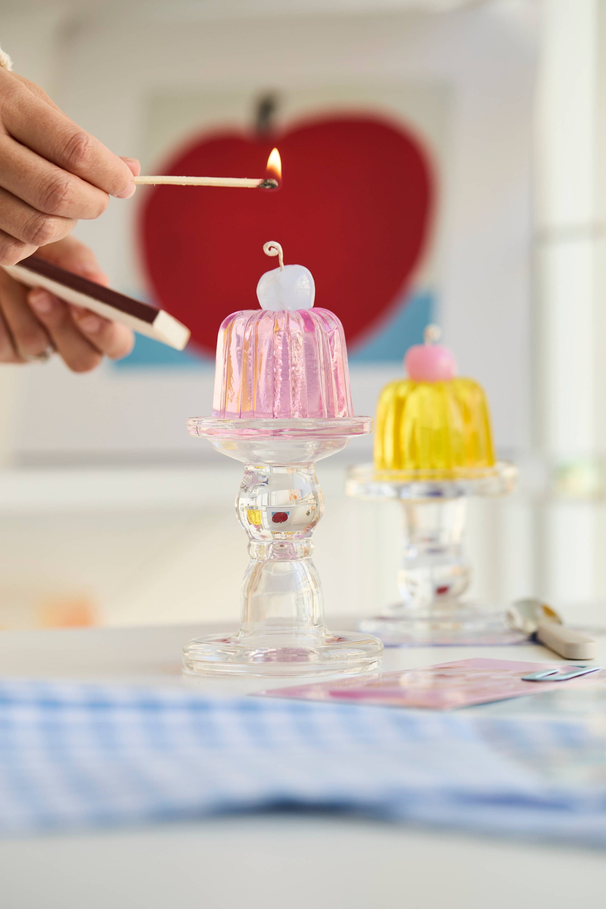 Hand-Made Jelly Candle | Bashful Affection - Candles by Carlyle Avenue