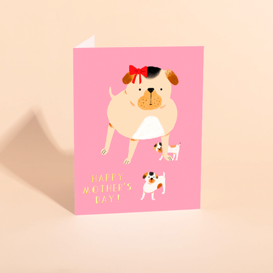 PUG MAMA - Mother's Day Card -  by Carlyle Avenue