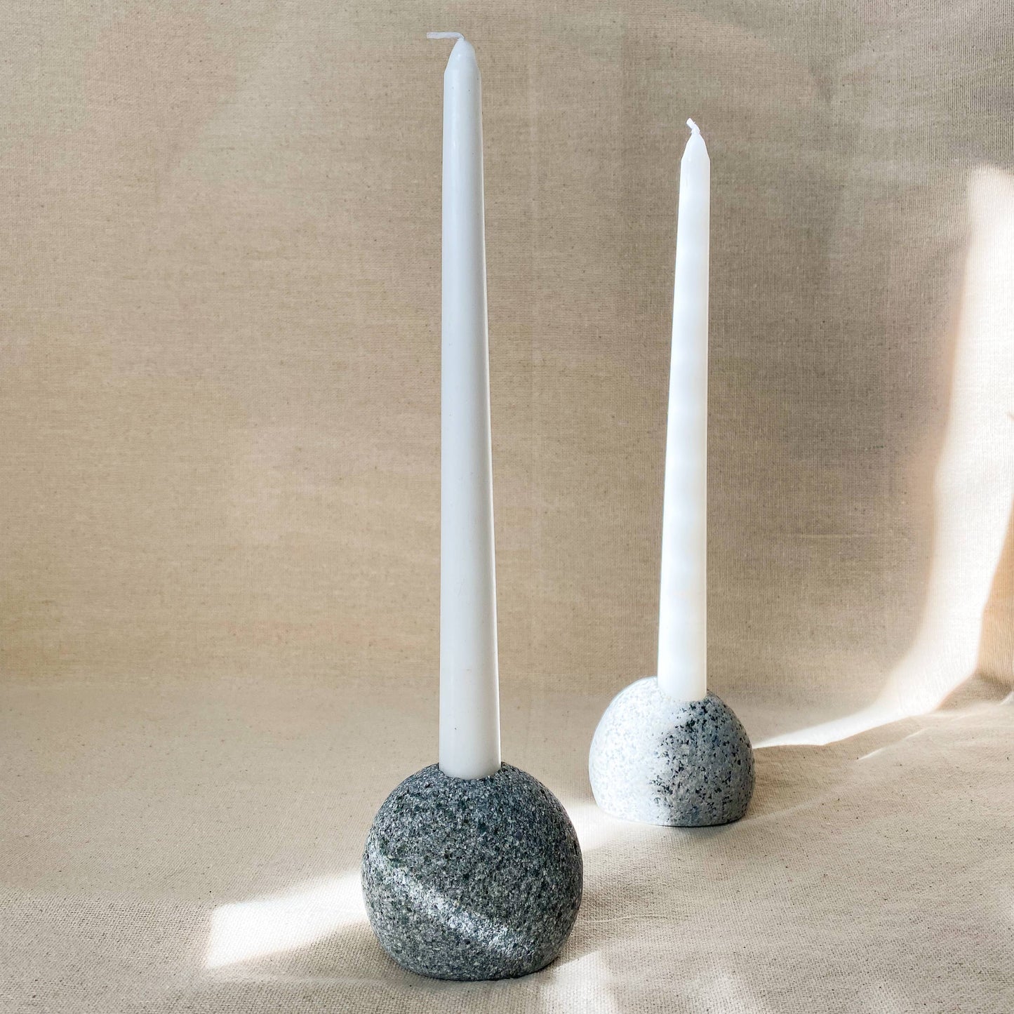 Natural Stone Candle Holder
