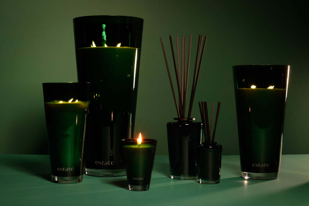 Estate Candle Candle Collection - Green, Cypress - Candles by Carlyle Avenue