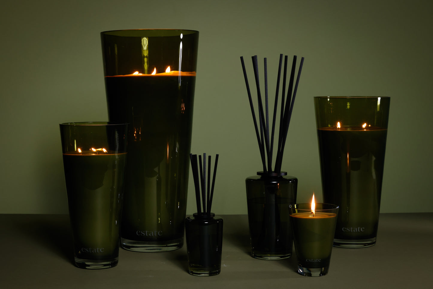 Estate Candle Collection - Olive - Palm