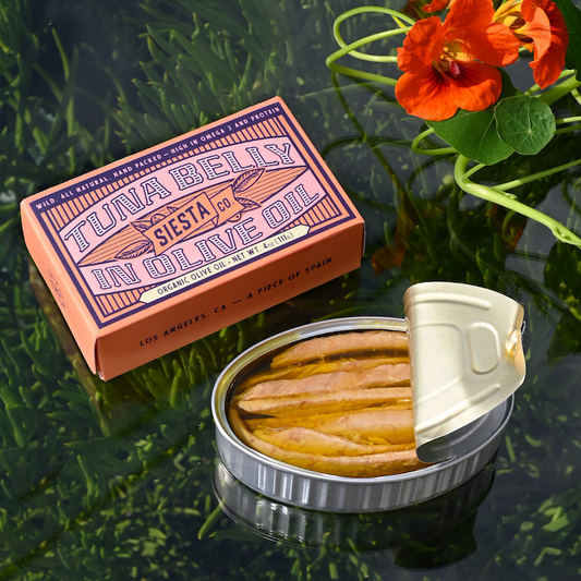 Tinned Tuna Belly in Organic Extra Virgin Olive Oil